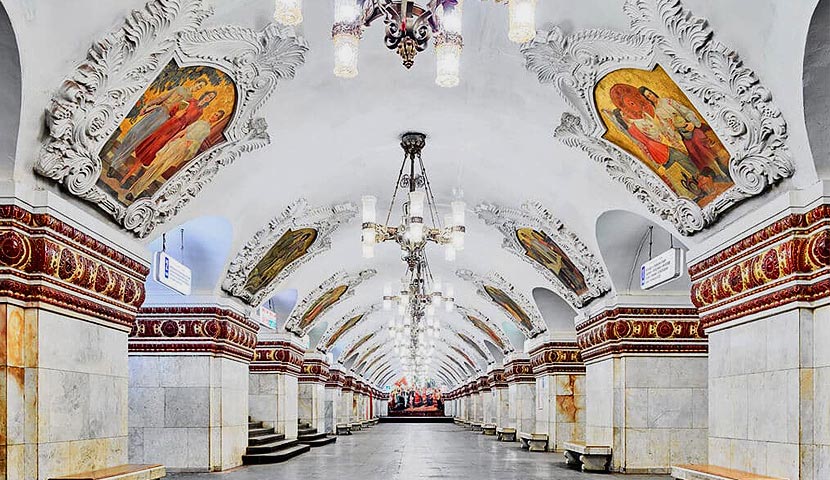 ایستگاه های متروی مسکو