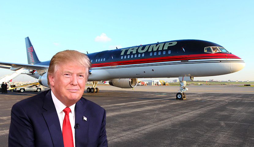هواپیمای دونالد ترامپ