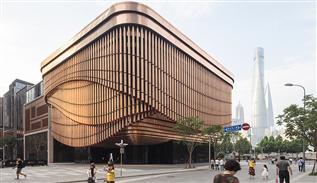 نمای متحرک ساختمانی در شانگهای
