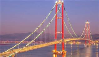 چناق‌ قلعه 1915 طولانی ترین پل معلق دنیا در ترکیه