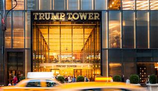New York'ta bulunan uluslararası Donald Trump otel ve kulesi
