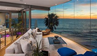 Glass house design in California