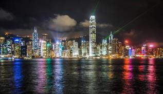 Magical Hong Kong with unmanned aerial vehicle