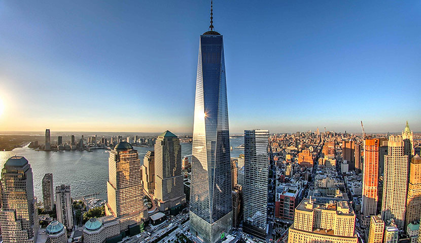 ساختمان مرکز تجارت جهانی یک نیویورک با تصاویر و تیزرهای با کیفیت و جذاب