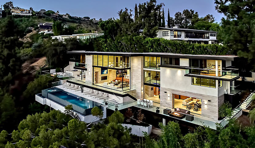 خانه مدرن در کالیفرنیا