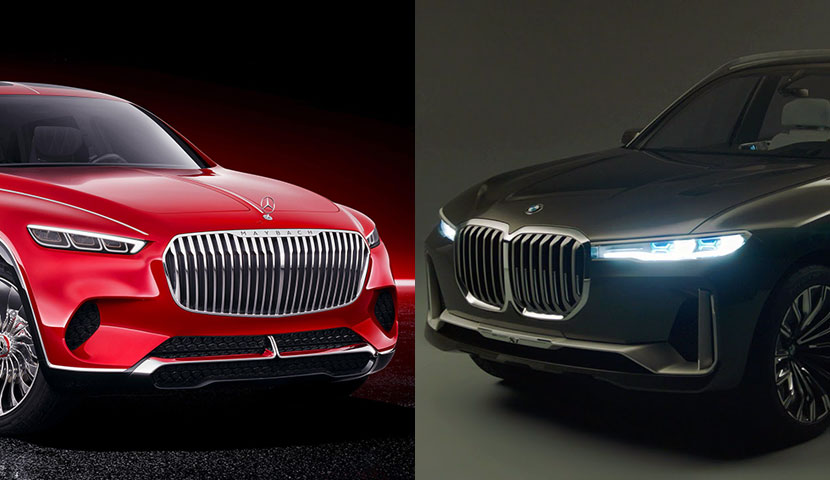 Mercedes-Benz Maybach ve BMW X7