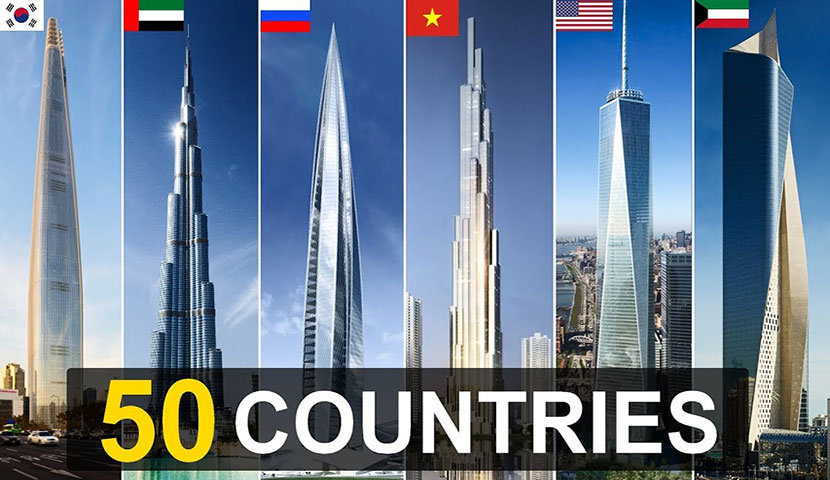بلندترین ساختمان های جهان