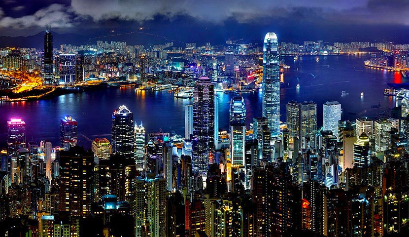 هونج كونج من فوق