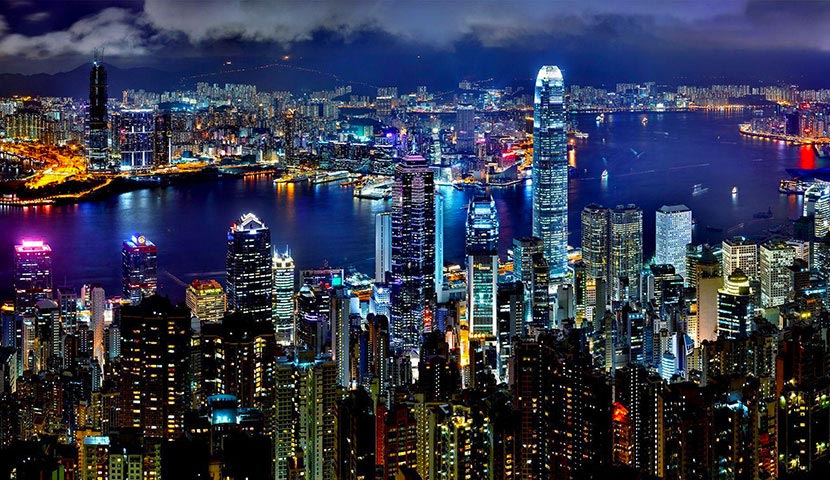 Hong Kong from above