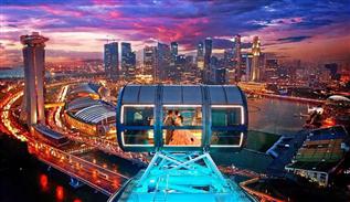بزرگ ترین چرخ‌ و فلک‌ دنیا در سنگاپور