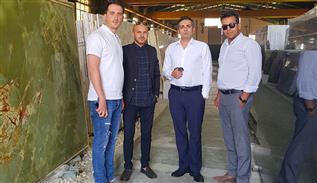 بازدید از کارخانه و شوروم سنگ راژان در شهرک صنعتی شمس آباد