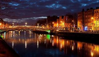 Dublin city of DJI Mavic Pro lens
