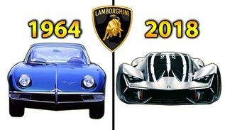 سیر تکامل خودروی لامبورگینی از 1964 تا 2018