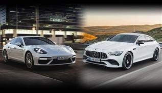 قارن سيارة مرسيدس بنز AMG GT بأربعة أبواب و بورش باناميرا