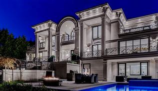 Exclusive European mansion in west Vancouver