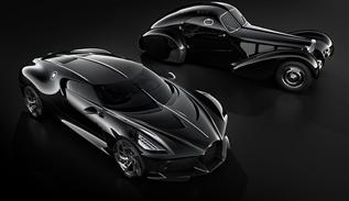 Unveiling Bugatti La Voiture Noire teaser