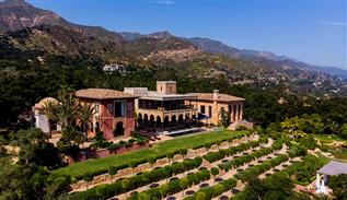 Montecito mansion in Santa Barbara, California
