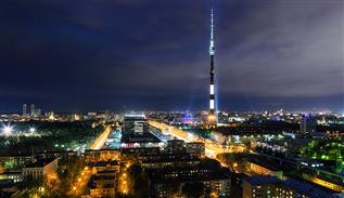 Ostankino tower teaser in Moscow
