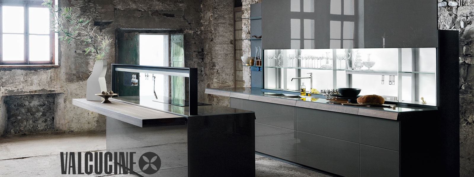 Valcucine Italian luxury modern kitchen cabinets