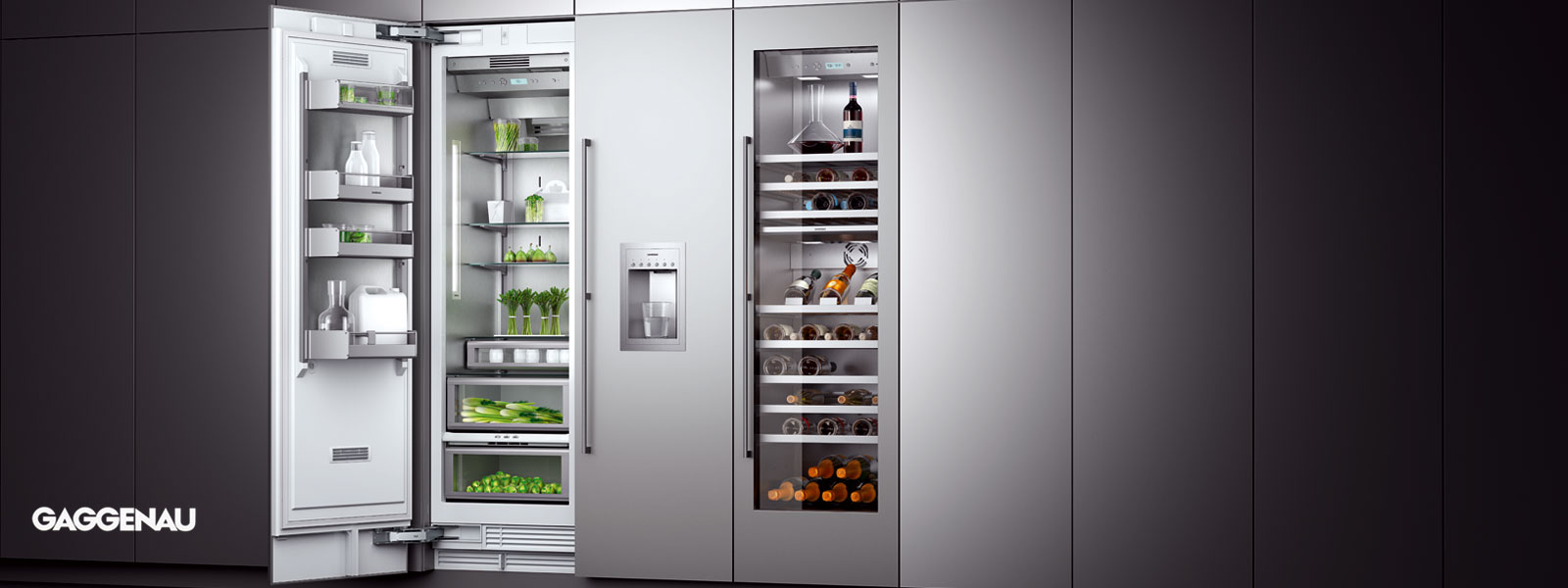 مجموعة ثلاجة الفريزر Gaggenau