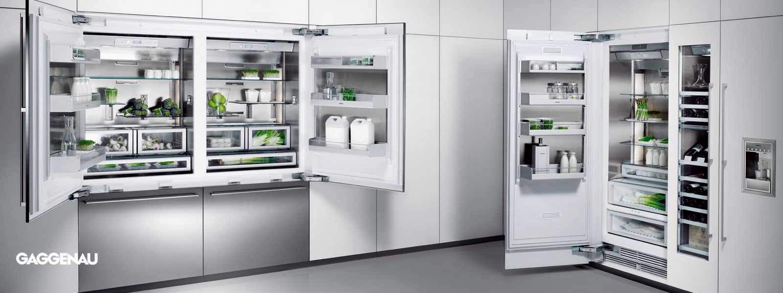 مجموعة ثلاجة الفريزر 90cmمن Gaggenau