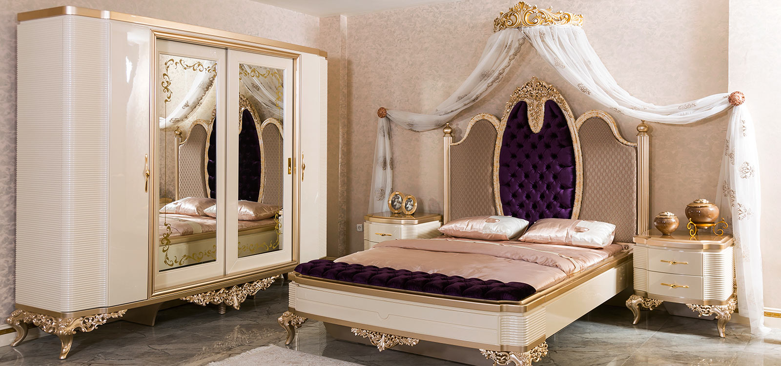 Turkish classic bed set (Aysima)