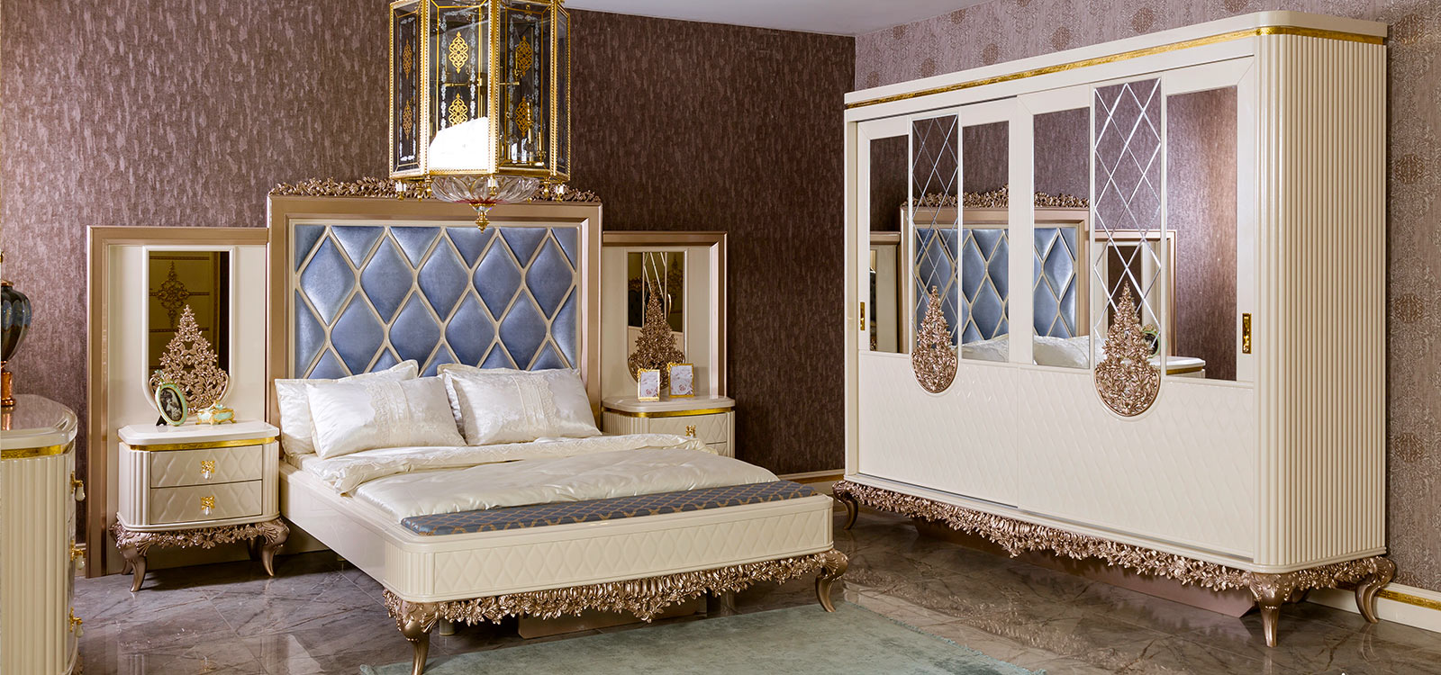 Turkish classic bed set (Mirac)